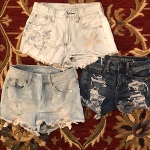 Set of Jean shorts